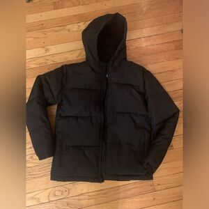 Old Navy Quilted Puffer Jacket Boys XL Black